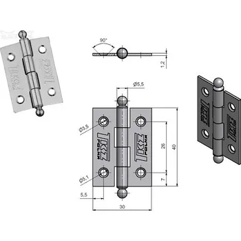 pant Závěs dveřní KZ UR 40 SM č.8241049A