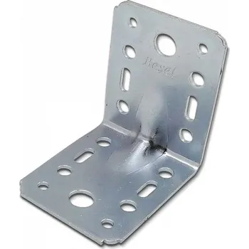 Tesařské kování Úhelník s prolisem ZK-90x90x65/2mm BZn