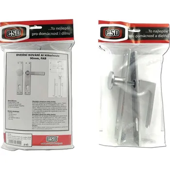 Dveřní kování 26104 kování AL klika-koule FAB/90 [BLI] ESO