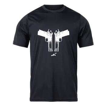 Dámské tričko Dámské lovecké tričko TETRAO zbraně - černé L