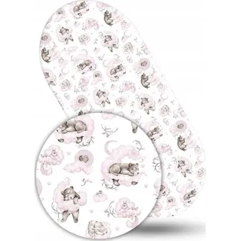 Prostěradlo PROSTĚRADLO DO KORBIČKY KOČÁRKU KOLÉBKY BAVLNA BABYMAM