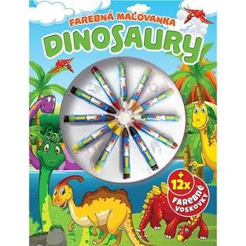 omalovánky Dinosaury Farebná omaľovanka Kniha