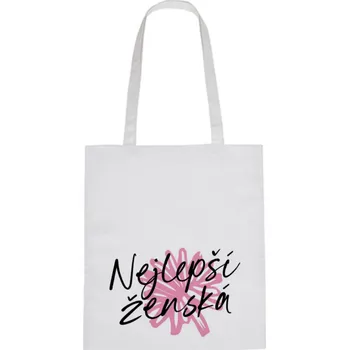 Nákupní taška Plátěná taška - Nejlepší ženská Růžová