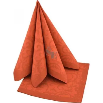 Papírový ubrousek Textilní ubrousek SARALA MANDARIN 40x40 237121 5ks