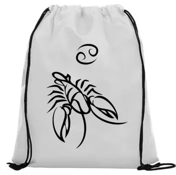 Sportovní vak Vak na záda - Znamení Rak Bílá