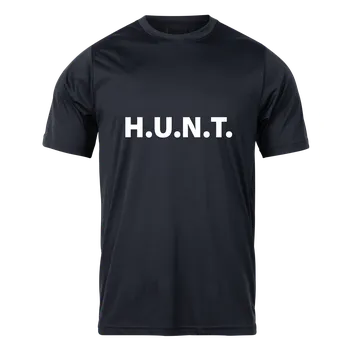 Dámské tričko Dámské lovecké tričko TETRAO H.U.N.T. - černé XS