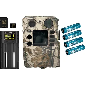 Fotopast Komplet fotopasti TETRAO Strix 18 Gen.II 37 Mpx + 4ks baterie, nabíječka TETRAO, SD karta