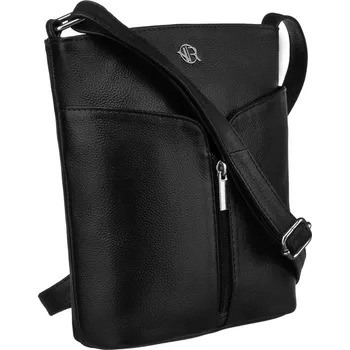 Kabelka Dámská kožená messenger taška Barva: Černá