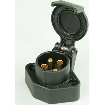 Tažné zařízení zásuvka 4P 6-24V JAEGER + těsnění