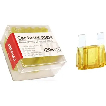 Autoelektrika Autopojistky MAXI pouzdro 10ks 20A