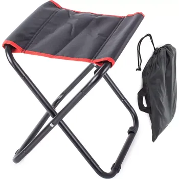 kempingová židle Verk 01672, černá