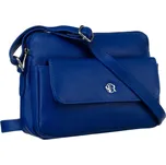 Dámská messenger taška z přírodní kůže Barva: Tmavě Modrá