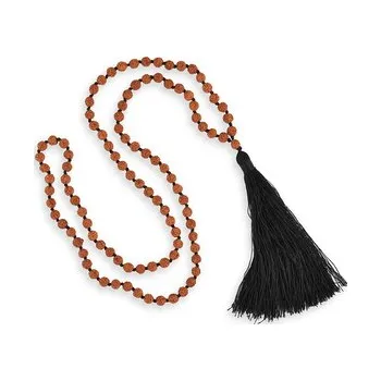 Dětské navlékací korálky Japa Mala Rudraksha - černá