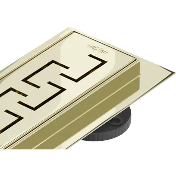 Mexen Flat 360° M15 otočný liniový odtok 100 cm, zlatý - 1524100-40 Lineární podlahové odtoky