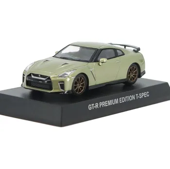autíčko Nissan GT-R (R35) Premium Edition T-Spec 2022 1:64 - Kyosho časopis s modelem Nissan GT-R (R35) Premium Edition T-Spec - kovový model auta