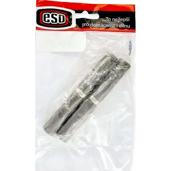 Nábytkové kování Závěs k přivaření s ložiskem 100x14, čep 8mm [2ks v BLI] 032177 ESO