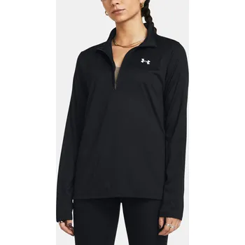 Dámské tričko Dámské tričko Under Armour Tech 1/2 Zip- Solid 1384224-001 Černá SM