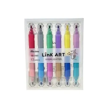 Set školních potřeb Flamastry dwustronne 12 kolorów (pl, 2000, ADAR)