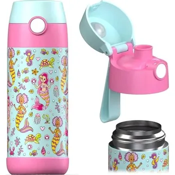 Termoska Jarlson Dětská nerezová termoláhev na pití MALI Mořská panna 350 ml