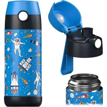 Termoska Jarlson Dětská nerezová termoláhev na pití MALI Vesmír 350 ml