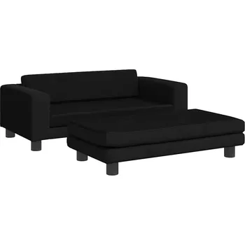 Pelíšek pro psa Pelíšek pro psa pohovka s prodlužovacím dílem samet 100 x 50 x 30 cm