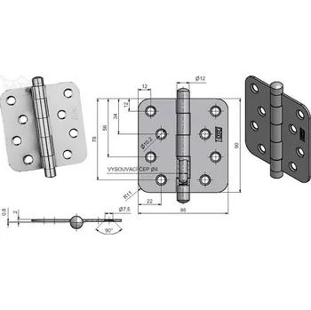 pant Závěs dveřní 220 modrý Zn č.93460530