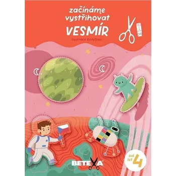 omalovánky Začínáme vystřihovat Vesmír Kniha