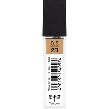 Náplň do psacích potřeb TOMBOW náhradní tuhy do mikrotužky MONO Graph 0,5mm 2B, 12ks