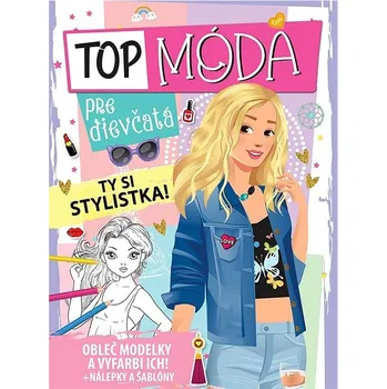 omalovánky TOP móda pre dievčatá Kniha