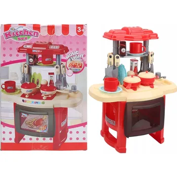 Dětská kuchyňka Dětská Kuchyňka Trouba Kuchyňský Set Zvukové Efekty Kohoutek