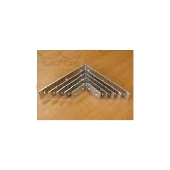 Tesařské kování 11129 úhelník K 80 Zn (50ks)