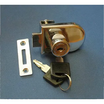 Nábytkové kování AVES 408 Cr zámek na sklo