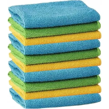 Utěrka Hadřík z mikrovlákna na čištění 10 ks 30 cm x 30 cm barevný