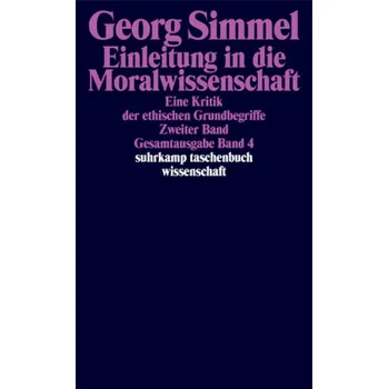 Einleitung in die Moralwissenschaft. Bd.2 - Georg Simmel