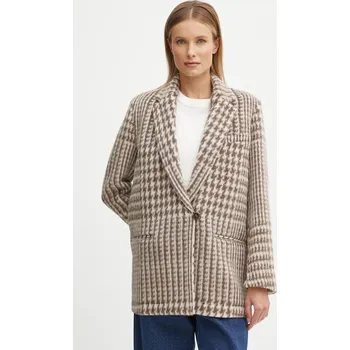 Dámské sako Vlněné sako Forte Forte 13206.mycoat béžová 80X, vel. 36