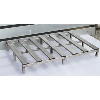 paleta Kovová transportní paleta 80x120 cm, ocelová, vysoce odolná