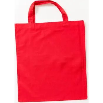 Printwear Bavlněná taška s krátkými uchy XT002 Red -ca. Pantone 032U-HKS 13-14 ca. 38 x 42 cm