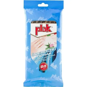 Péče o ruce PLAK utěrky na ruce - aloe a lotos 24ks