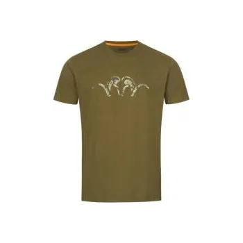 Pánské tričko Blaser Lovecké tričko olivové - Argali logo HunTec camo - Velikost L