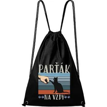 Městský batoh DOBRÝ TRIKO Bavlněný batoh Parťák na vždy Barva: Černá