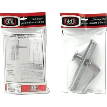 Dveřní kování K 757 kování AL klika-koule FAB/72 [BLI] ESO