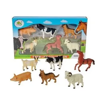 plyšák Zestaw 6 zwierząt gospodarskich 12cm