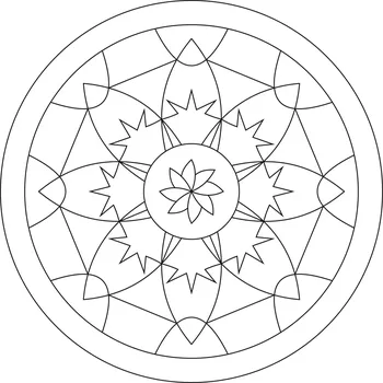 Pískohraní s.r.o. Šablona Mandala 0426 Velikost: 148 x 148 mm