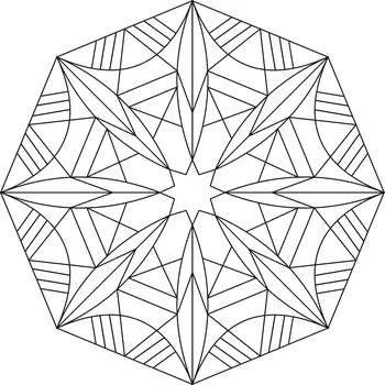 Pískohraní s.r.o. Šablona Mandala 0522 Velikost: 420 x 420 mm