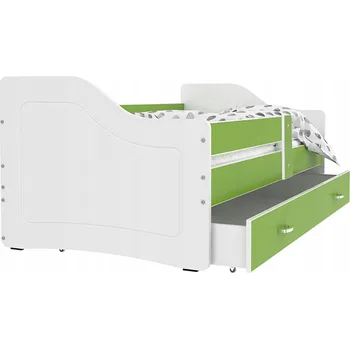 Postel Postel AJKmeble Sweety 80 x 140 cm zelená