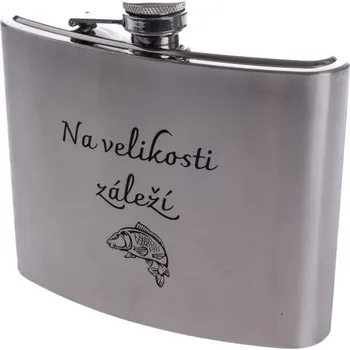 Kovová placatka "Na velikosti zálěží", 1000ml