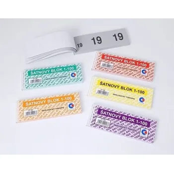 Tiskopis Blok šatnový 1-100/perforace /ET290/