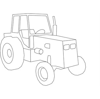 Pískohraní s.r.o. Šablona Traktor Velikost: 420 x 594 mm