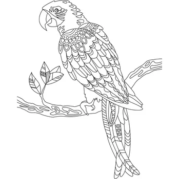 Pískohraní s.r.o. Šablona Papoušek 2 Velikost: 420 x 594 mm