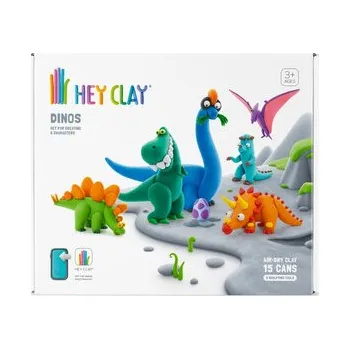 Modelovací hmota Masa plastyczna Hey Clay Zestaw Dinozaury